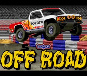 Super Off Road (Japan) screen shot title